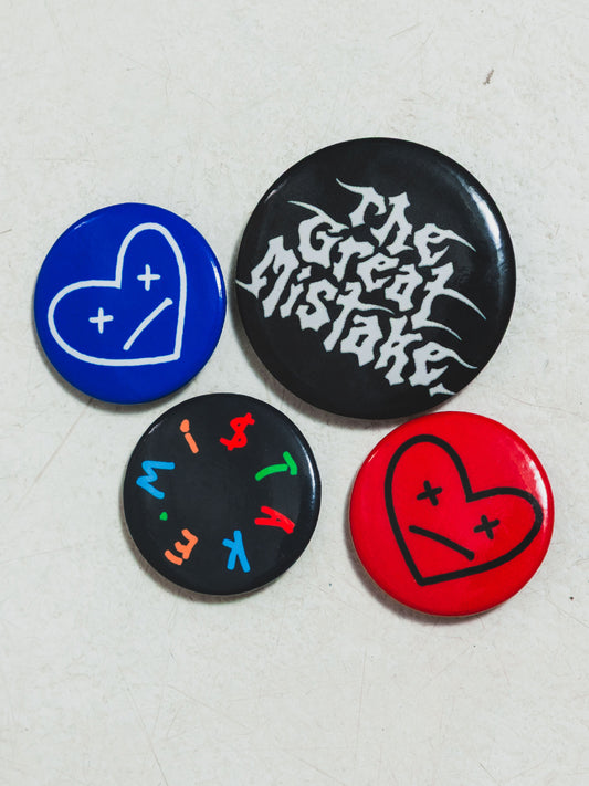Tiny Mistakes & Love Pin