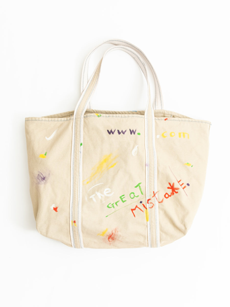 No.8 Dye Canvas Tote Bag