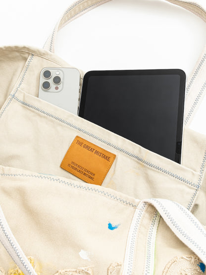 No.8 Dye Canvas Tote Bag