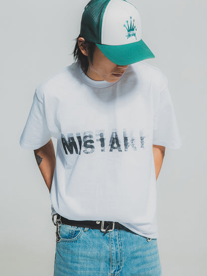 Basic Boxy Logo T-shirt / White